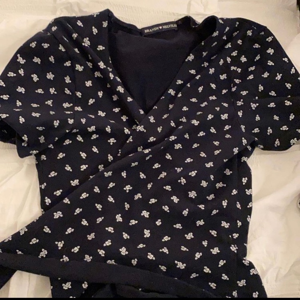 Brandy wrap top